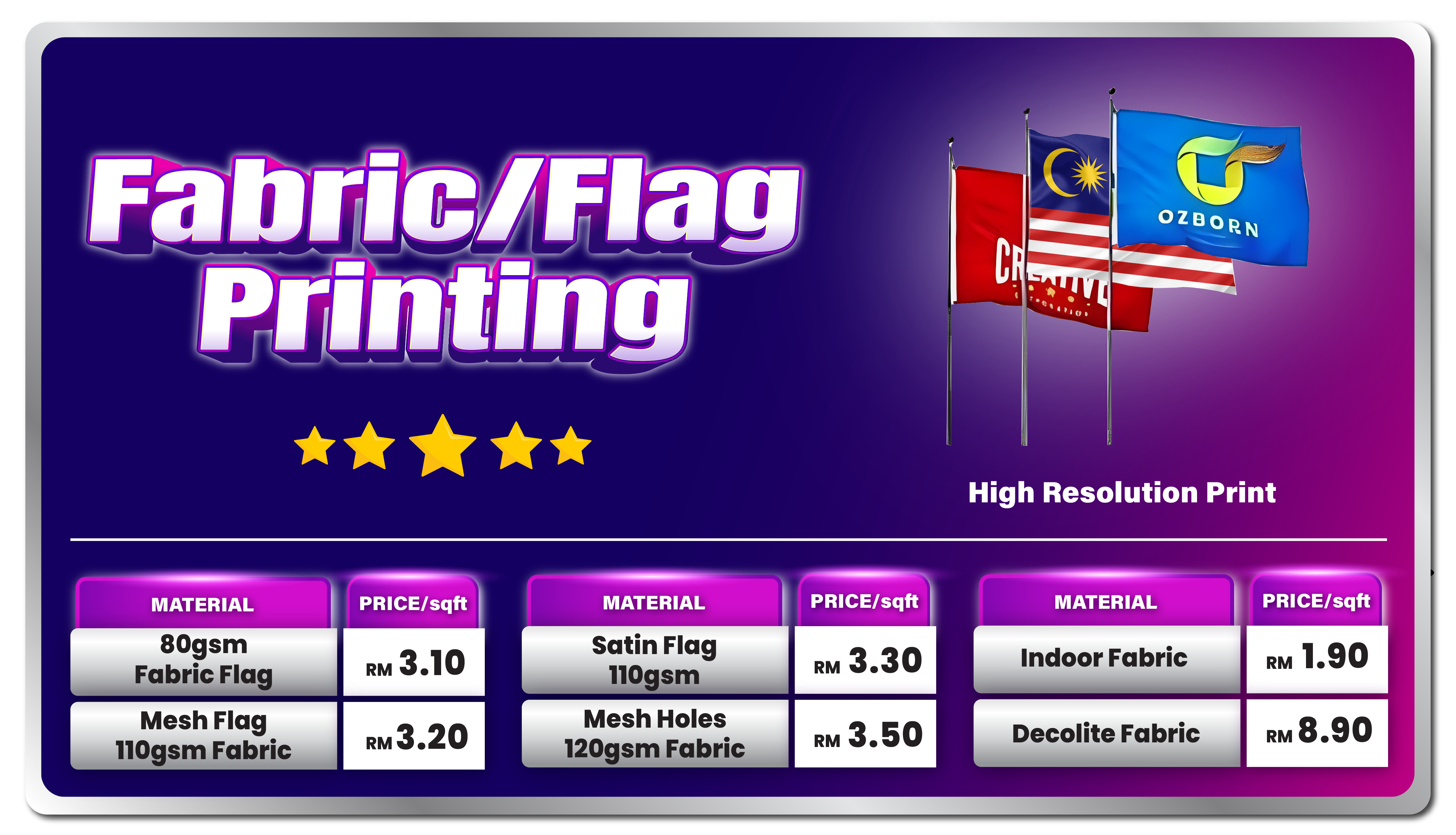 Printing Price